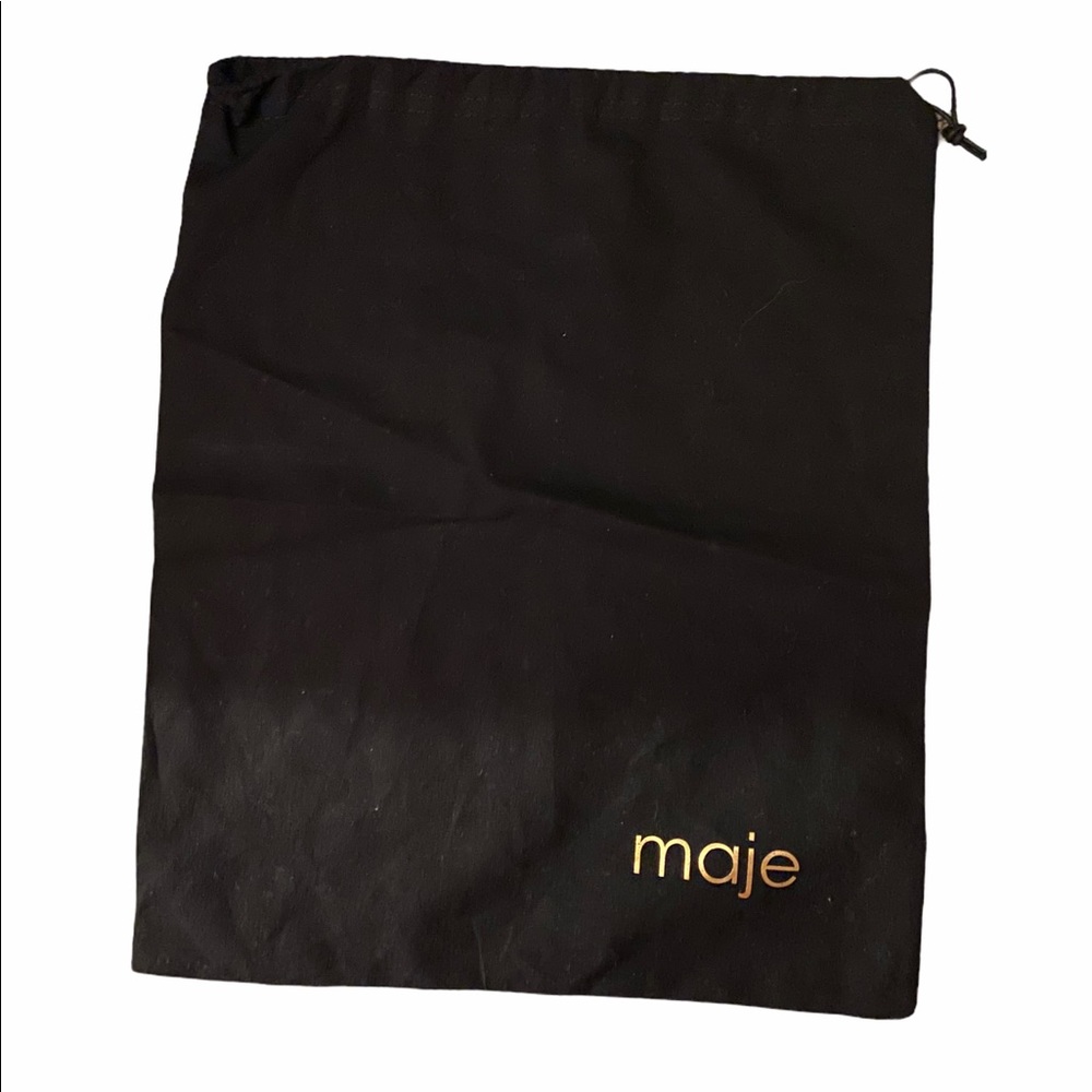 Maje black dust bag